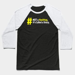 piano Baseball T-Shirt